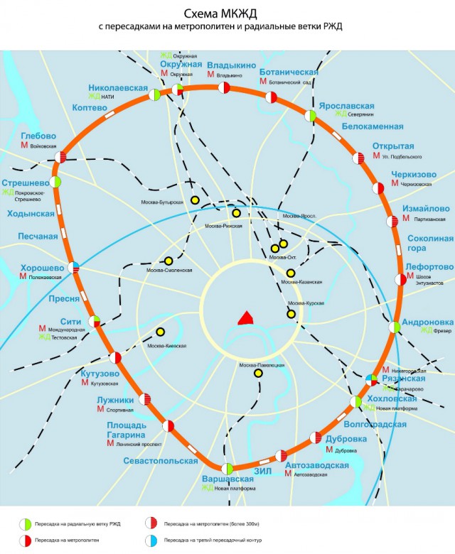 Движение на МЖК Москвы запустят в 2015 году