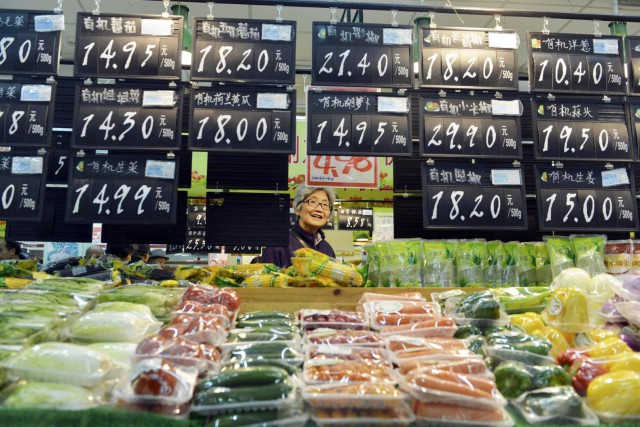 Инфляция в Китае ускорилась до 1,4%