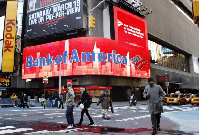 Прибыль Bank of America увеличилась на 9,4%
