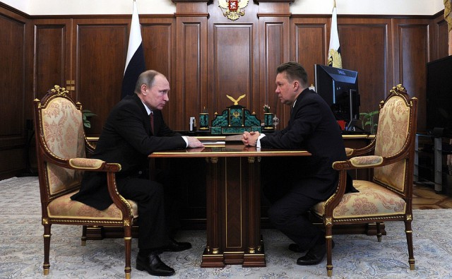 Миллер пообещал Путину построить морскую часть «Турецкого потока» до конца 2019 года