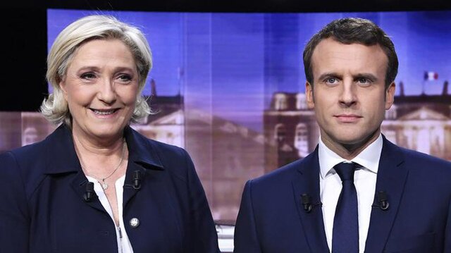 Выигравший Макрон выступил перед любителями — Выборы во Франции