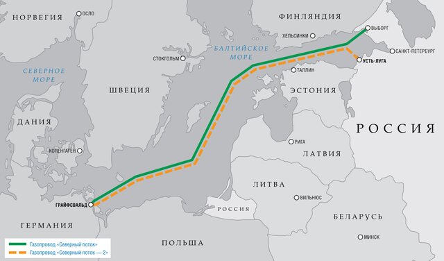 Остановлена работа газопровода «Северный поток», который идет в обход Украинского государства